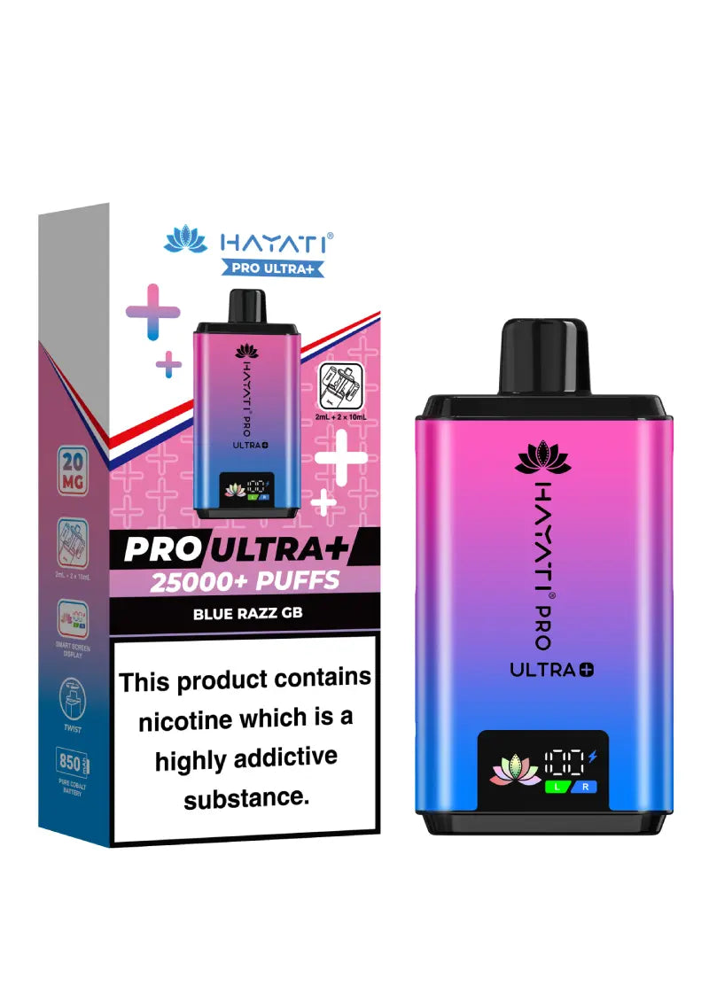 Hayati Pro Ultra Plus 25K Disposable Vape – 25,000 Puffs Dual-Flavour Pod Kit