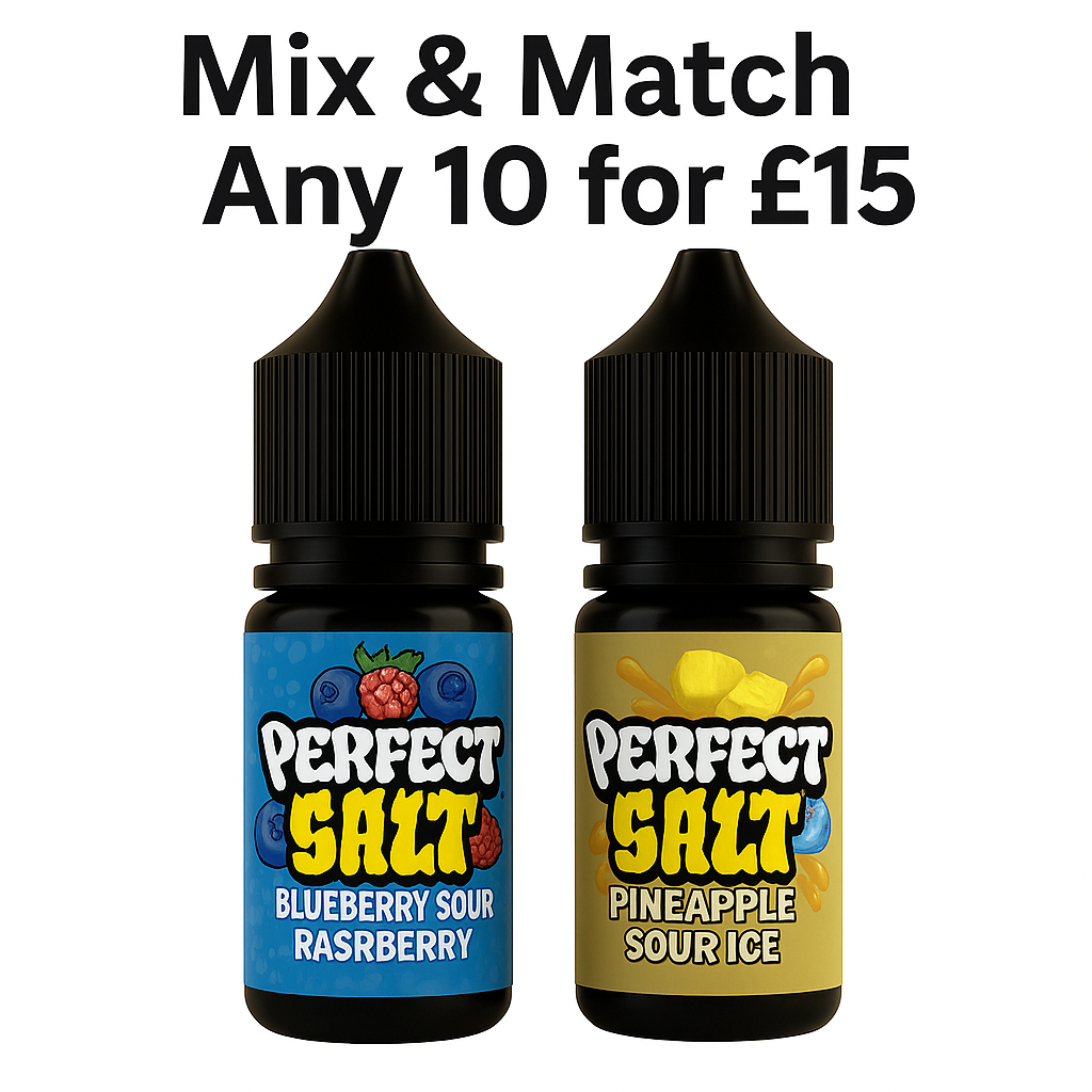 Perfect Salt Nic 10ml (10mg & 20mg) – Mix & Match Any 10 for £15