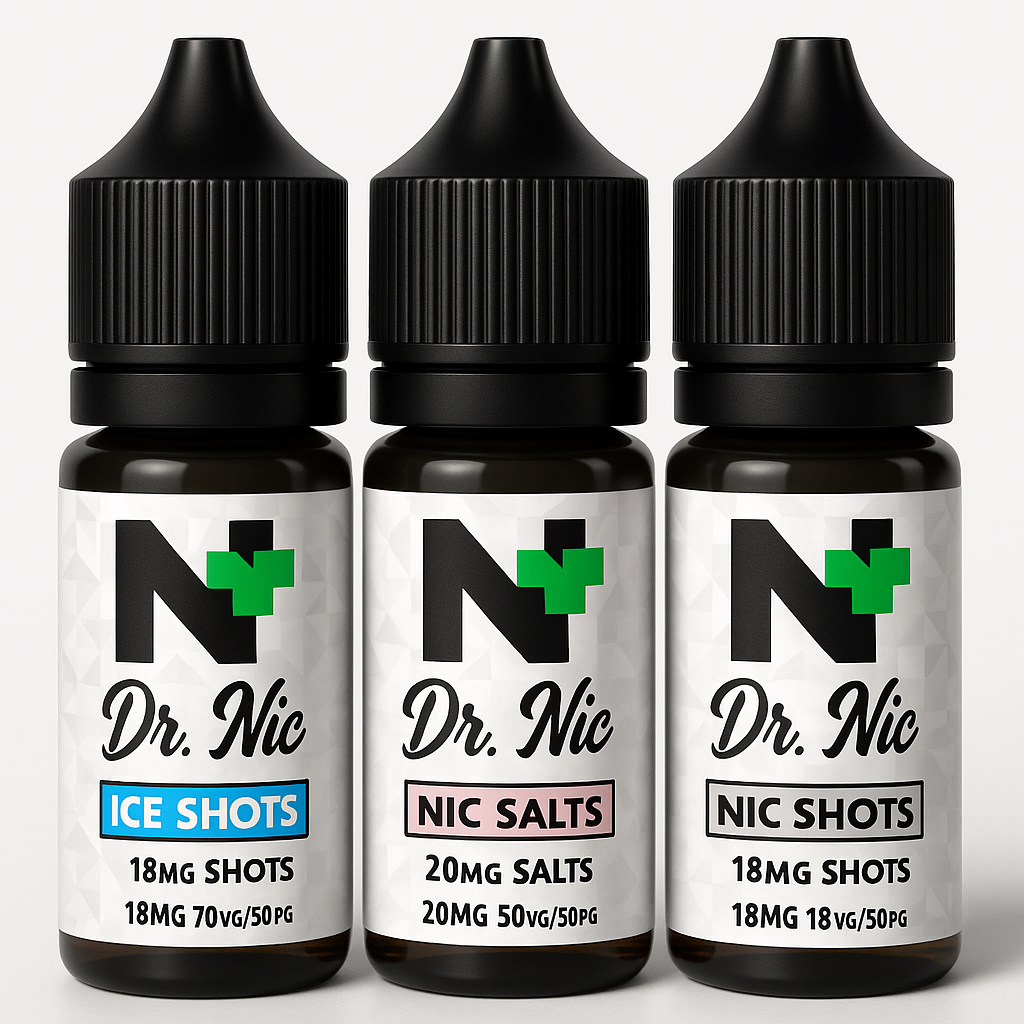 Nicotine Shot – 10ml Freebase, Nic Salt & Ice Salt