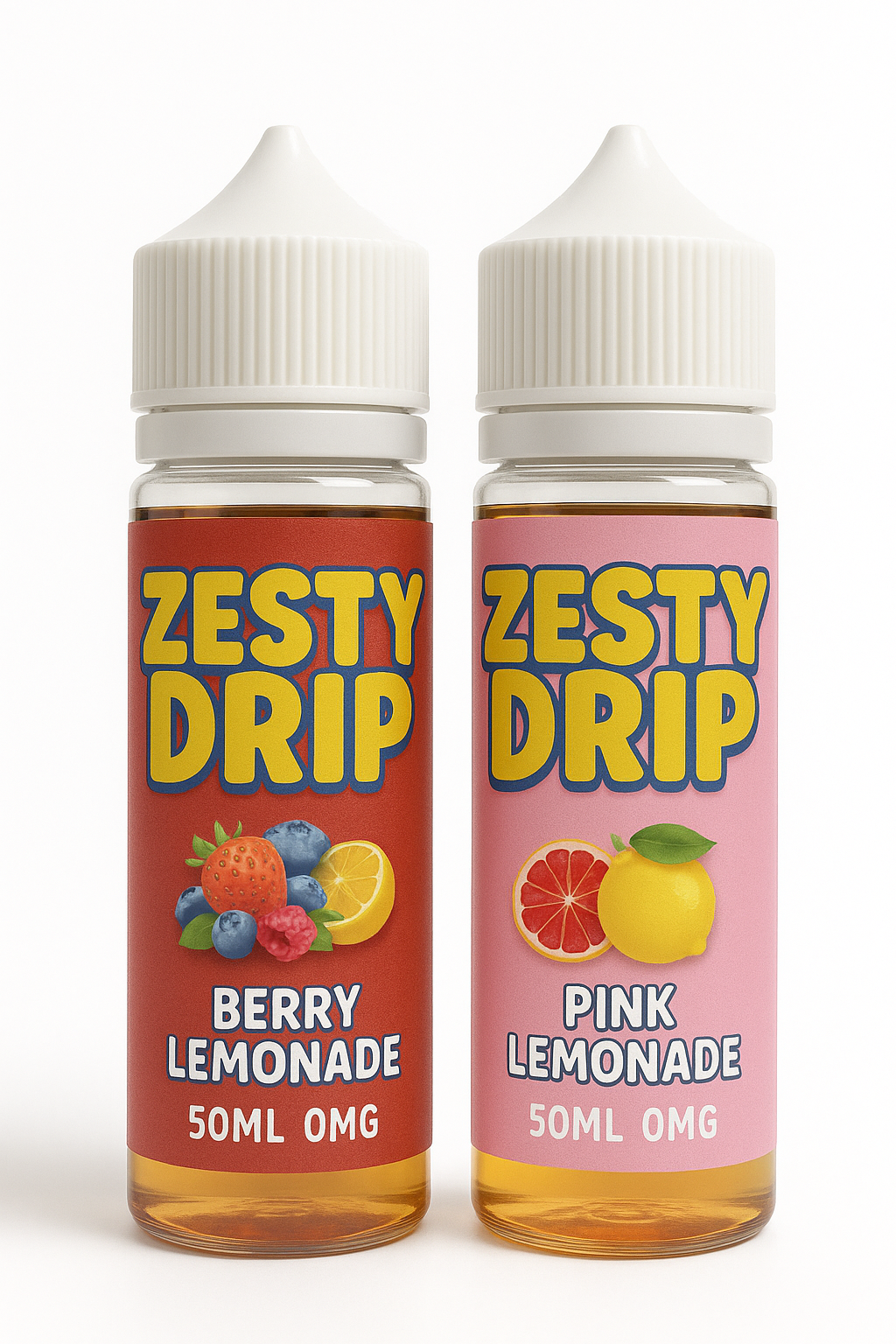 Zesty Drip – 50ml Bar Fill (50/50) Citrus E-Liquid Range