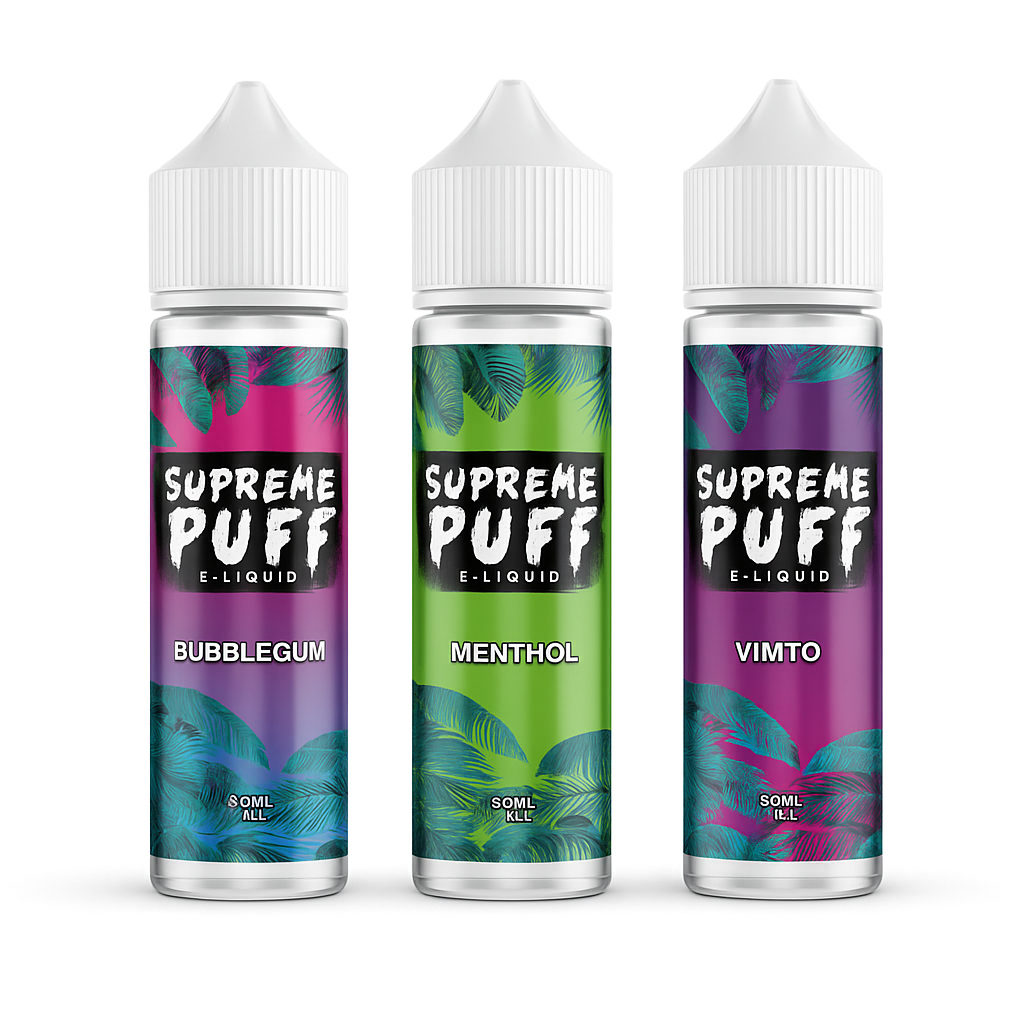 Supreme Puff 50ml E-Liquid Sunderland Vapes Supreme Puff 50ml E-Liquid Sunderland Vapes