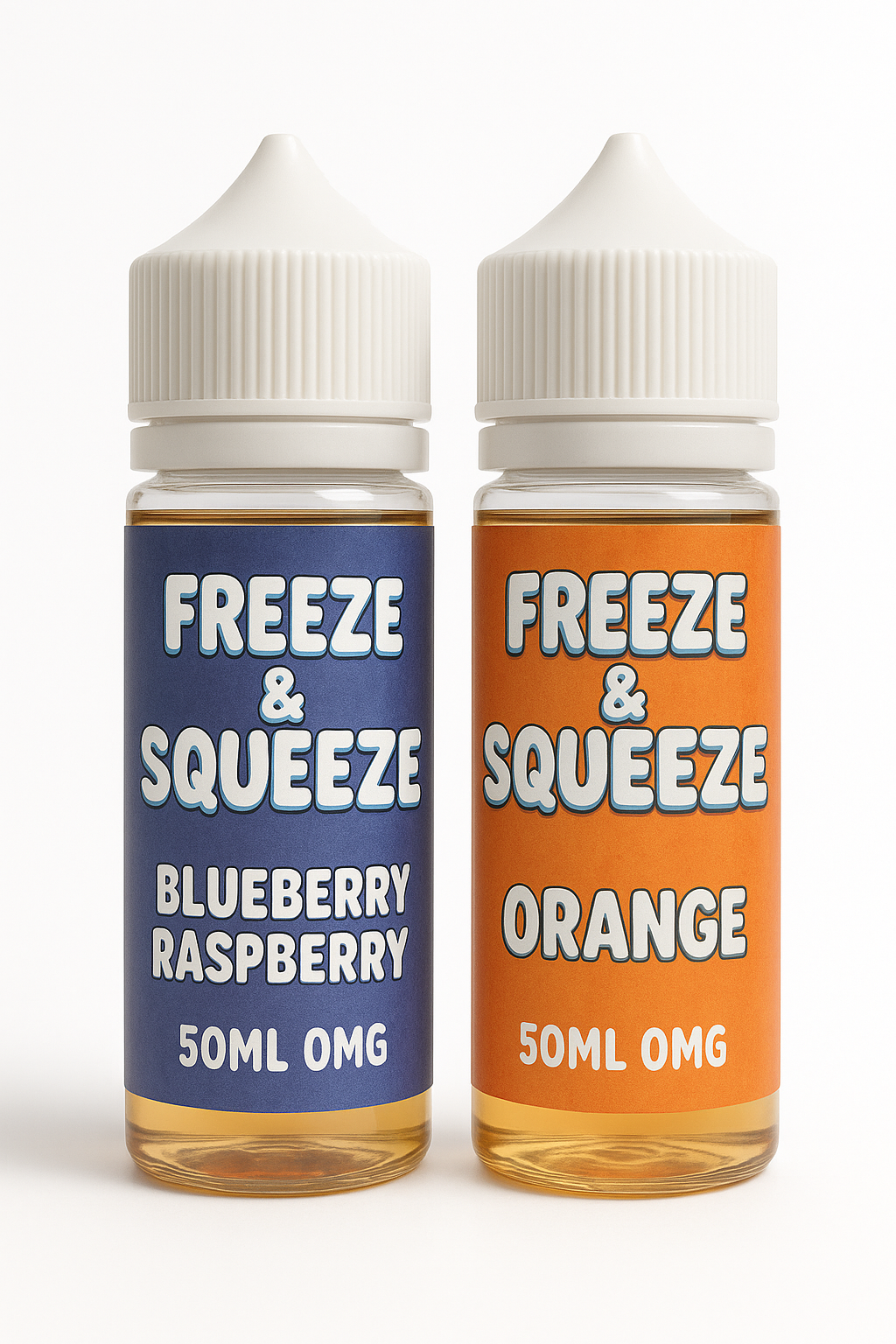 Freeze & Squeeze – 50ml Longfill (50/50) Ice Fruit Vape Juice