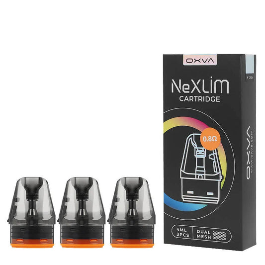 OXVA NeXlim Replacement Pods – 4ml | 0.6Ω / 0.8Ω (3-Pack)