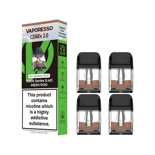 Vaporesso XROS Corex 2.0 Replacement Pods – 4 Pack